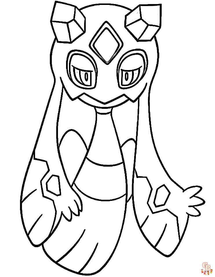 Pokemon Froslass Coloring Pages