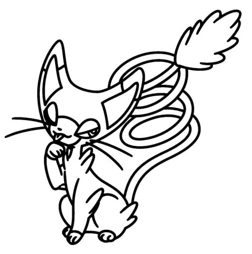 glimmet coloring pages for kids pokemon