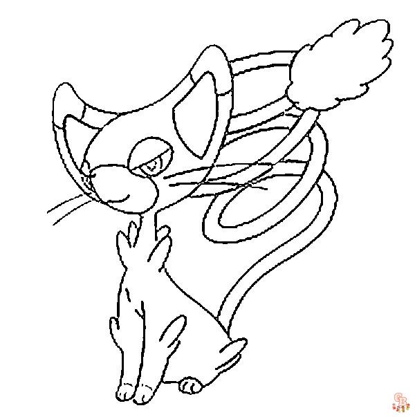 glimmet coloring page high quality pokemon