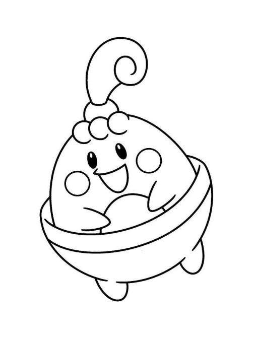 happiny coloring pages printable pokemon