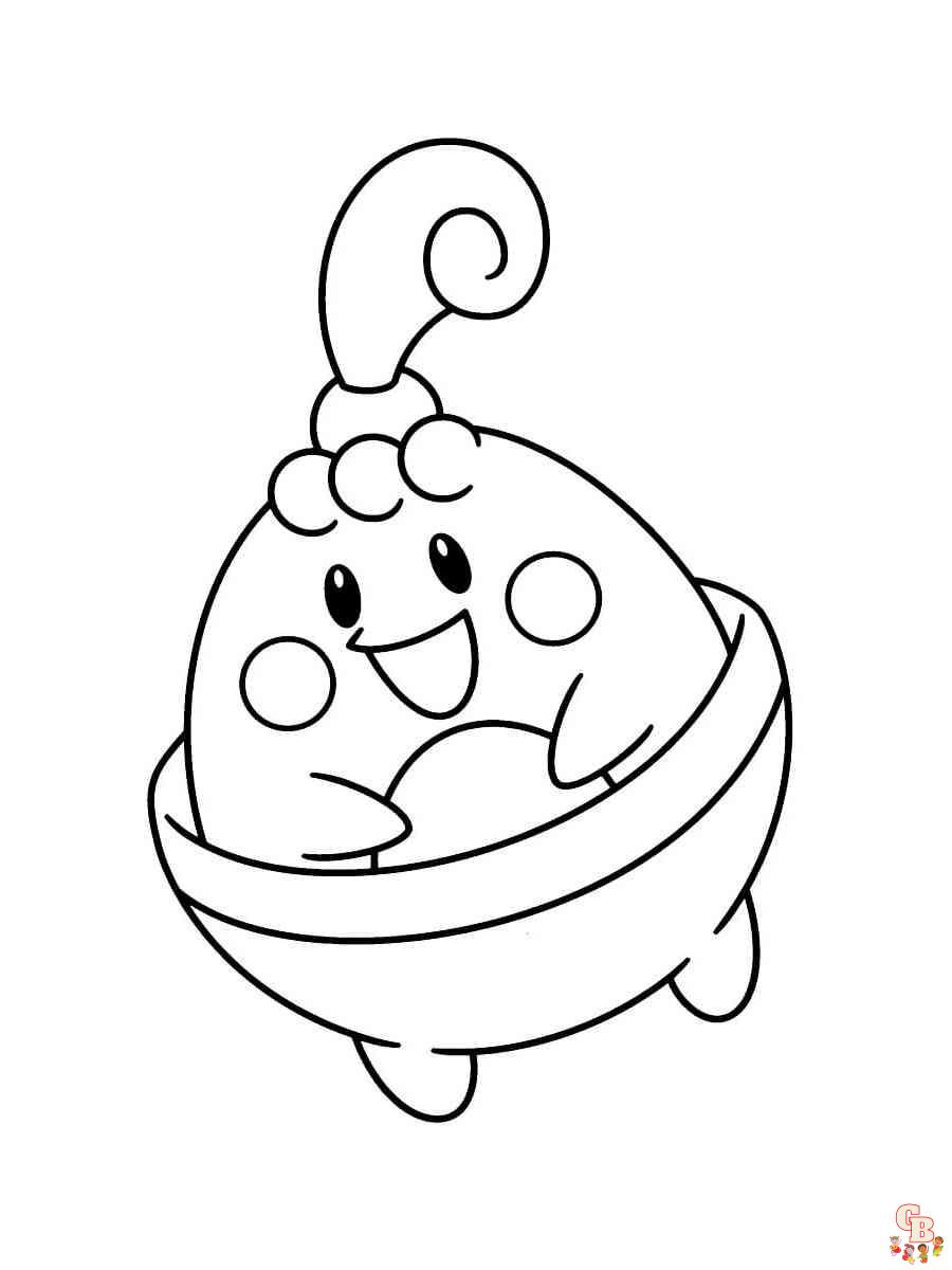 Pokemon Happiny coloring pages free
