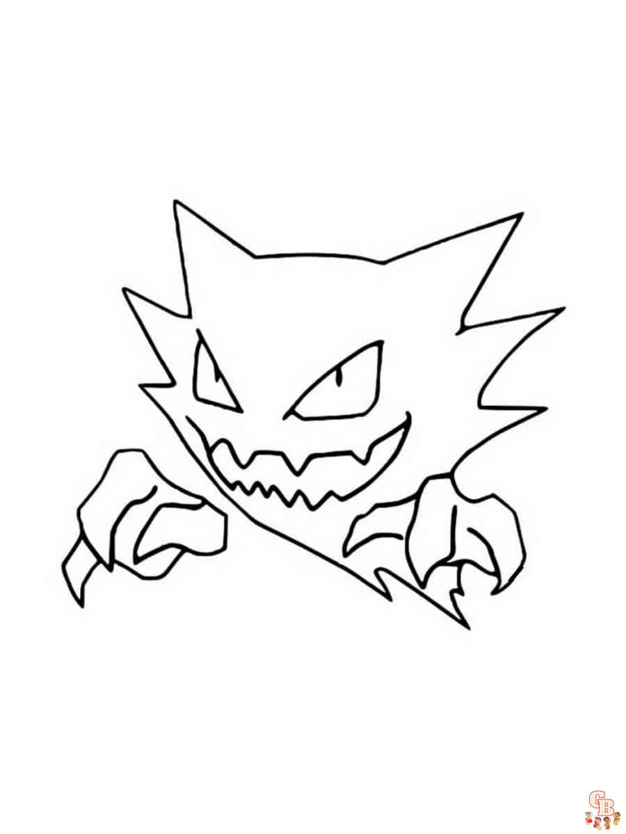 Haunter coloring pages 4
