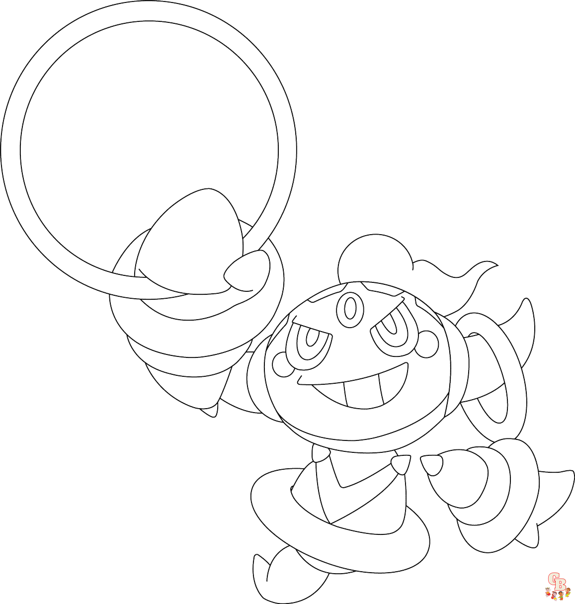 Pokemon Hoopa coloring pages printable