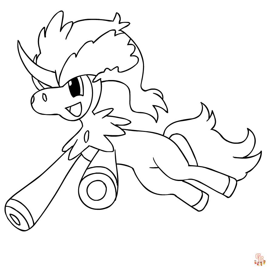 keldeo coloring page online pokemon