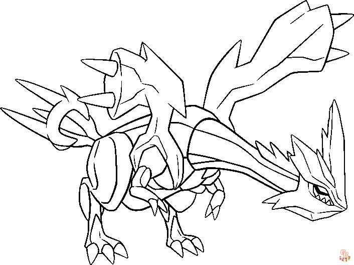 pokemon legendary dragons coloring pages