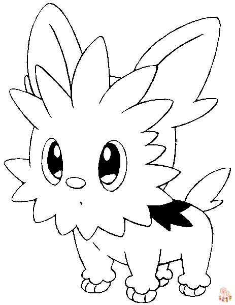 Pokemon Lillipup Coloring Pages