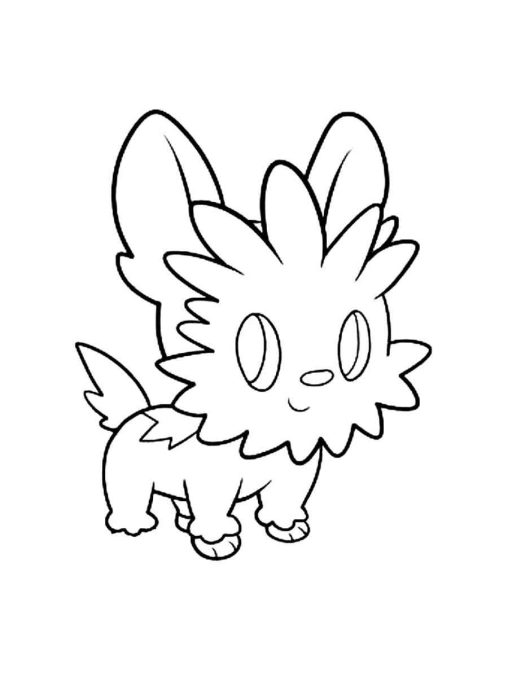 lillipup coloring pages for kids pokemon