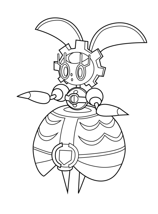 magearna coloring page ideas pokemon