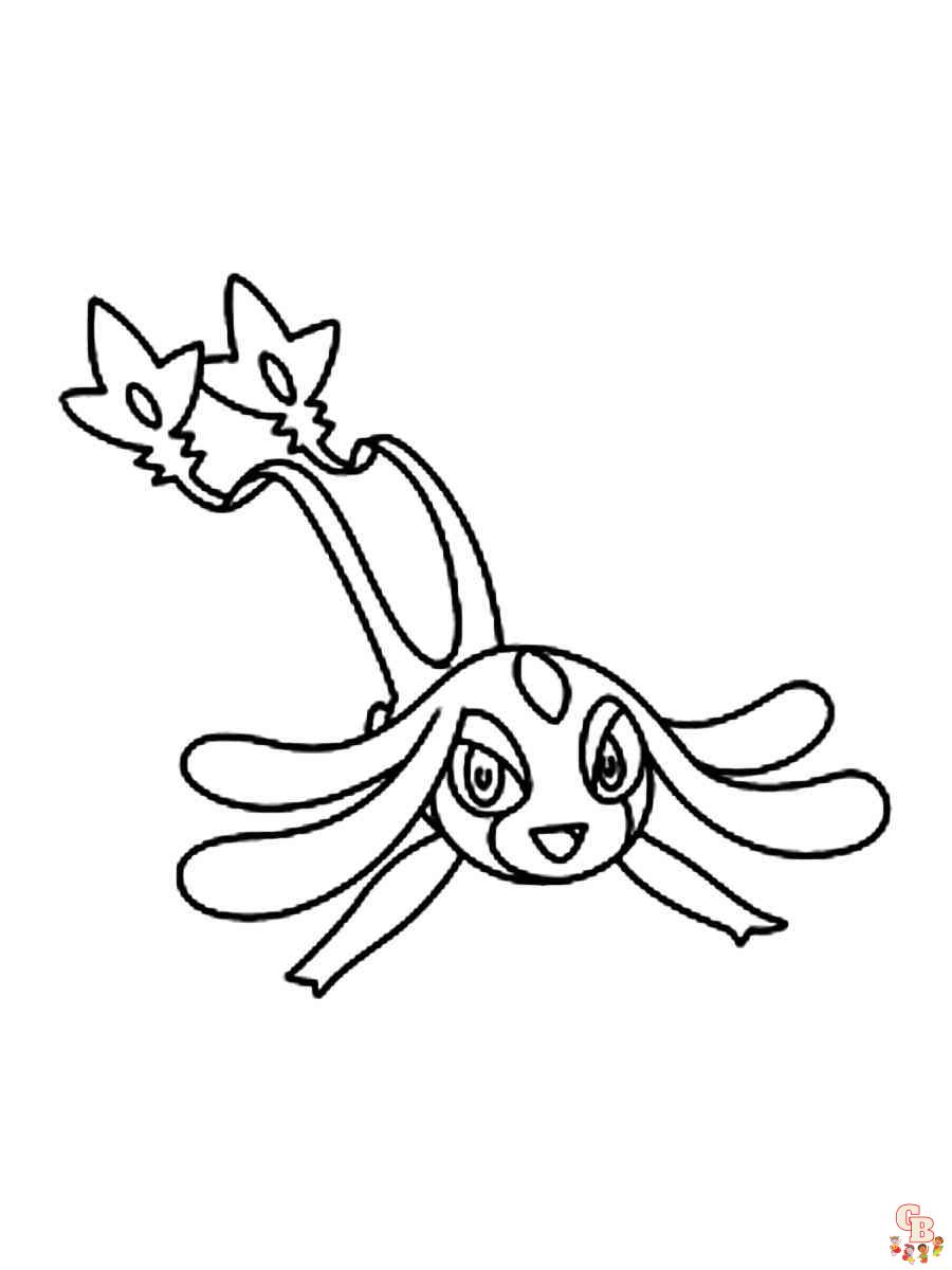Pokemon Mesprit Coloring Pages