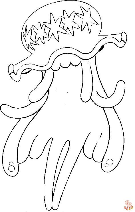 Pokemon Nihilego coloring pages