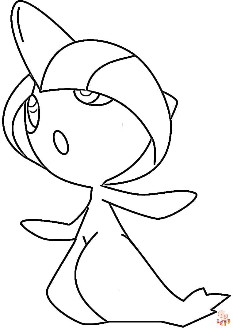 Ralts coloring pages