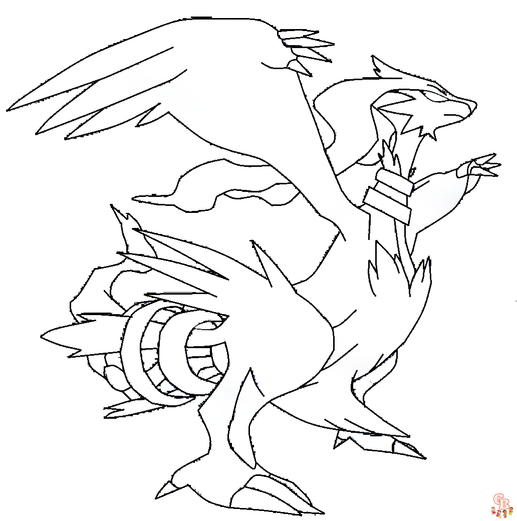 pokemon legendary dragons coloring pages