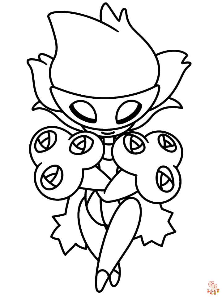 Pokemon Roserade Coloring Pages: Fun and Creative Activities