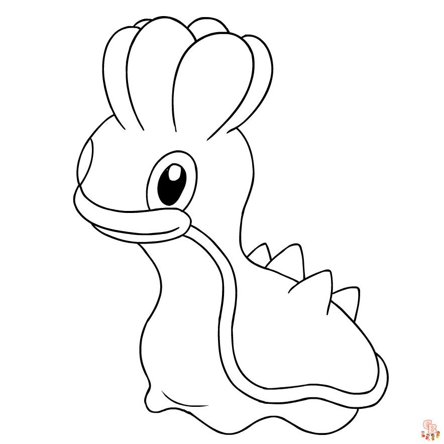 Pokemon Gastrodon Coloring Pages - Fun and Educational