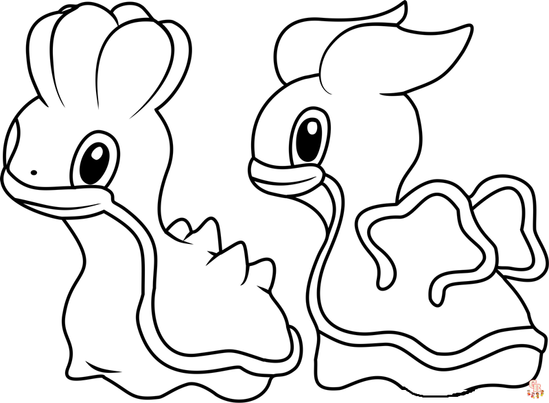 Pokemon Gastrodon Coloring Pages - Fun and Educational