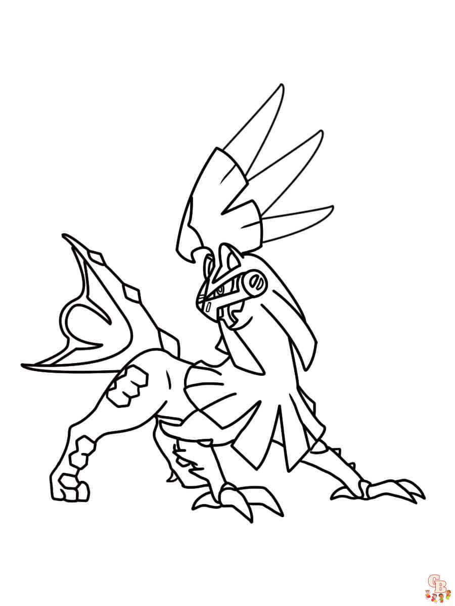 Pokemon Silvally coloring pages printable free