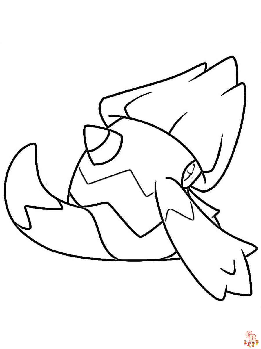 Pokémon Snover Coloring Pages
