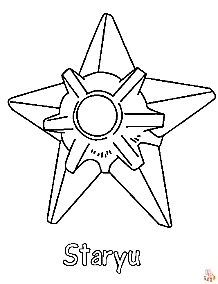 How to Draw Pokemon, Staryu