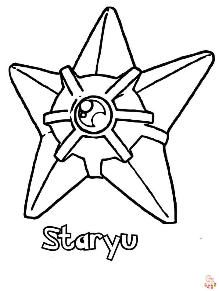 How to Draw Pokemon, Staryu