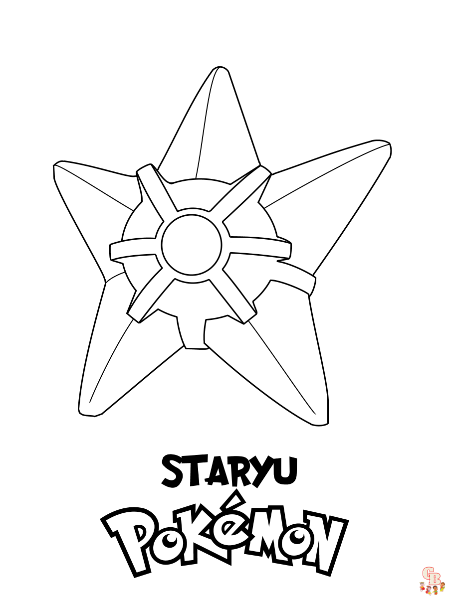 How to Draw Pokemon, Staryu