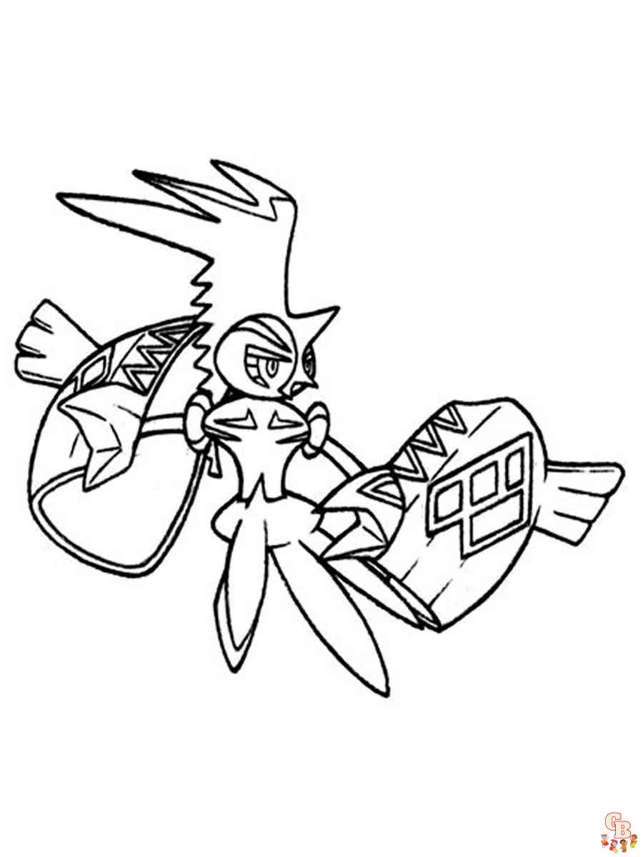 Pokemon Tapu Koko coloring pages