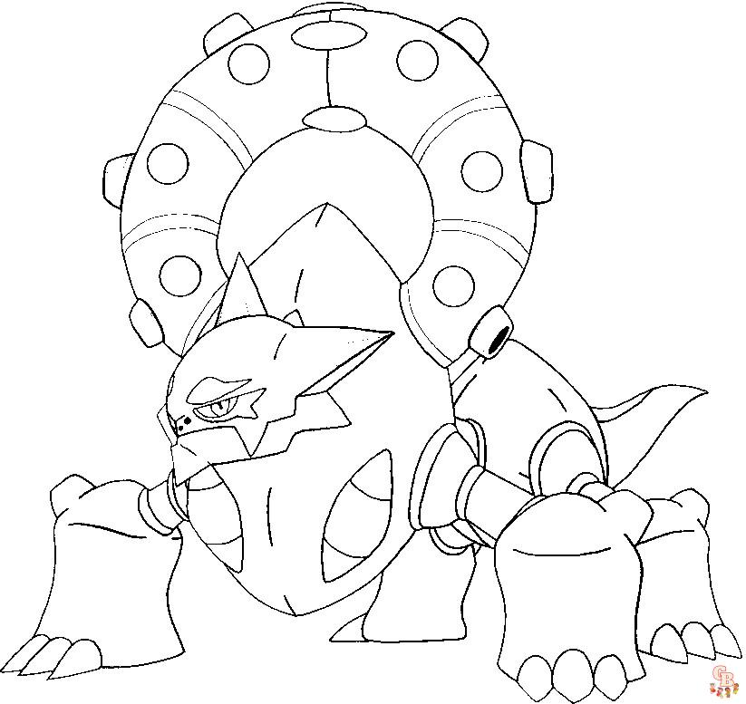 Pokemon Volcanion coloring pages printable