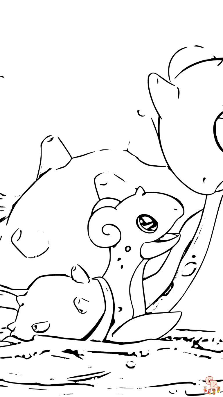 Lapras Coloring Pages - Dive into Fun with Lapras