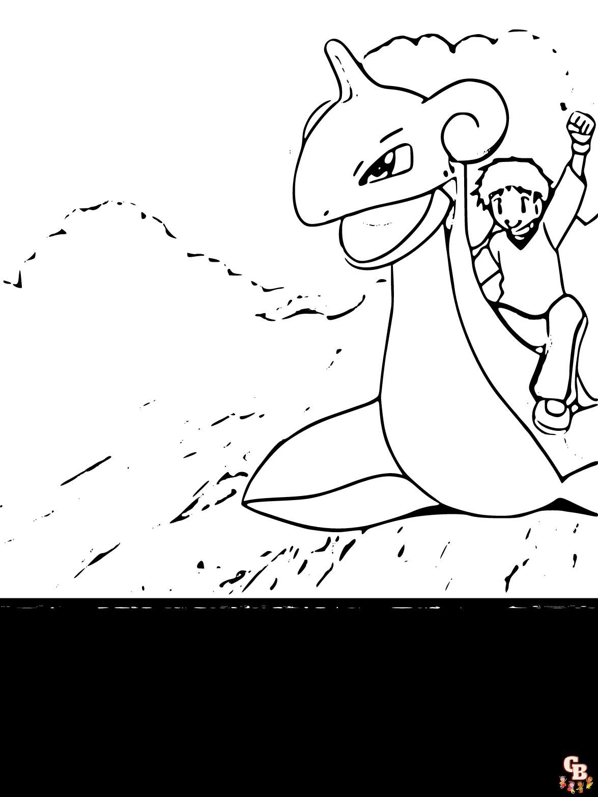 Como desenhar o LAPRAS [Pokémon]