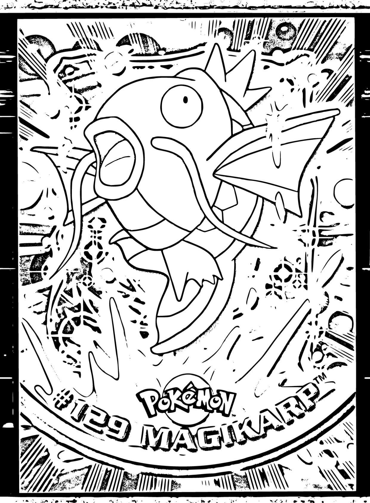 10 Magikarp Coloring Pages to Unleash Your Inner Artist