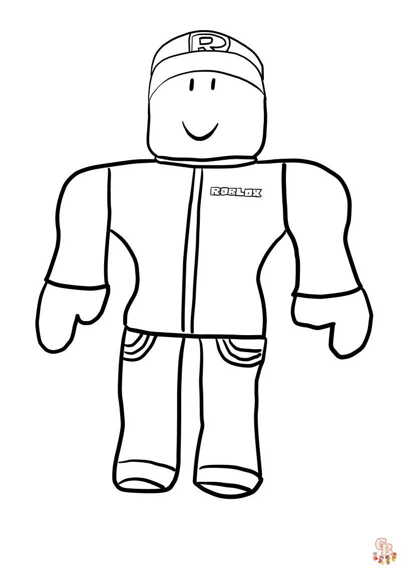 Free Printable Roblox Guest Coloring Pages for Kids
