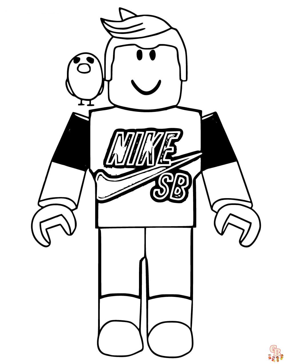 Free Printable Roblox Guest Coloring Pages for Kids