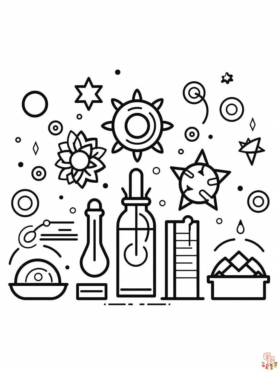 Science coloring pages free