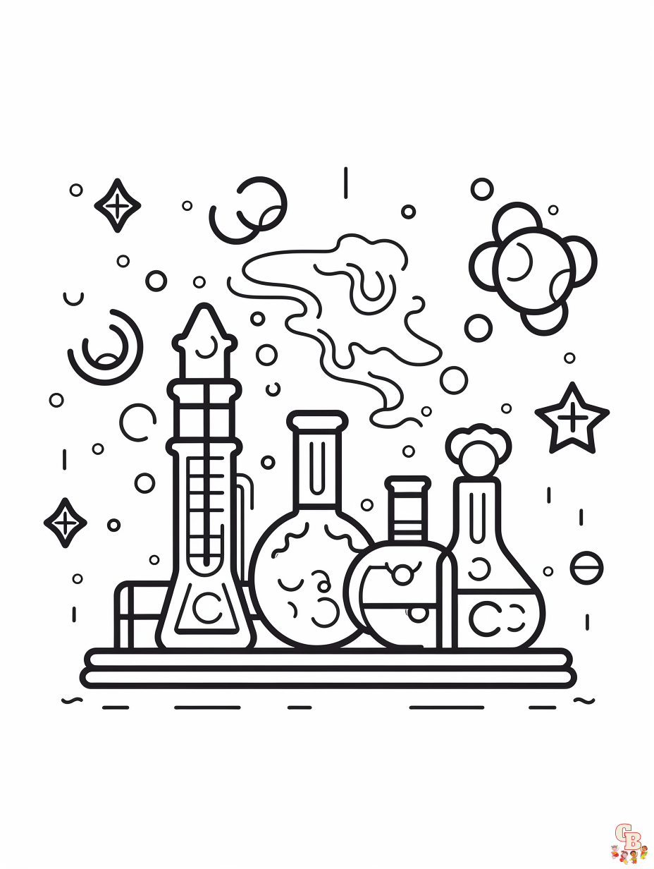 Science coloring pages to print