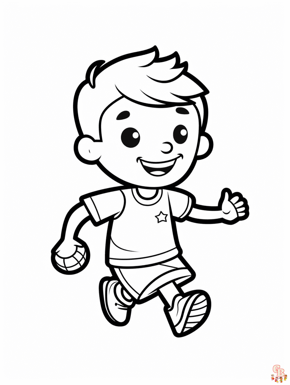 Sport coloring pages free