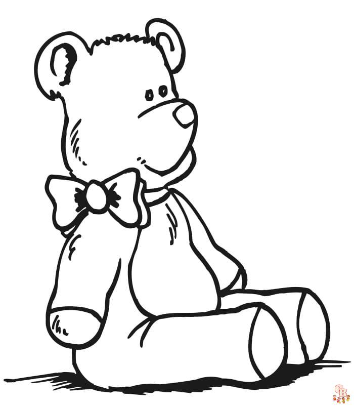 Stuffed Animals Coloring Pages
