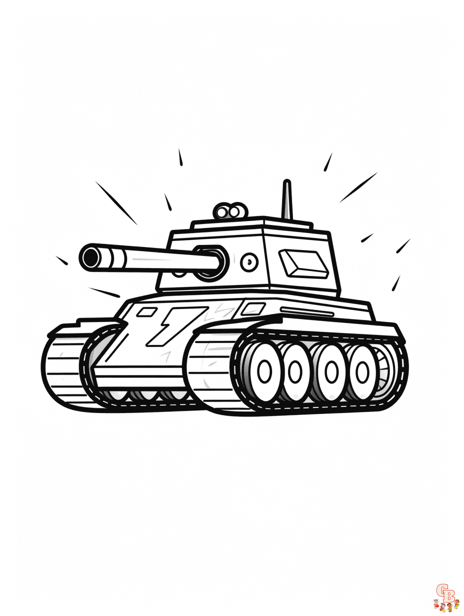 Tank Coloring Pages