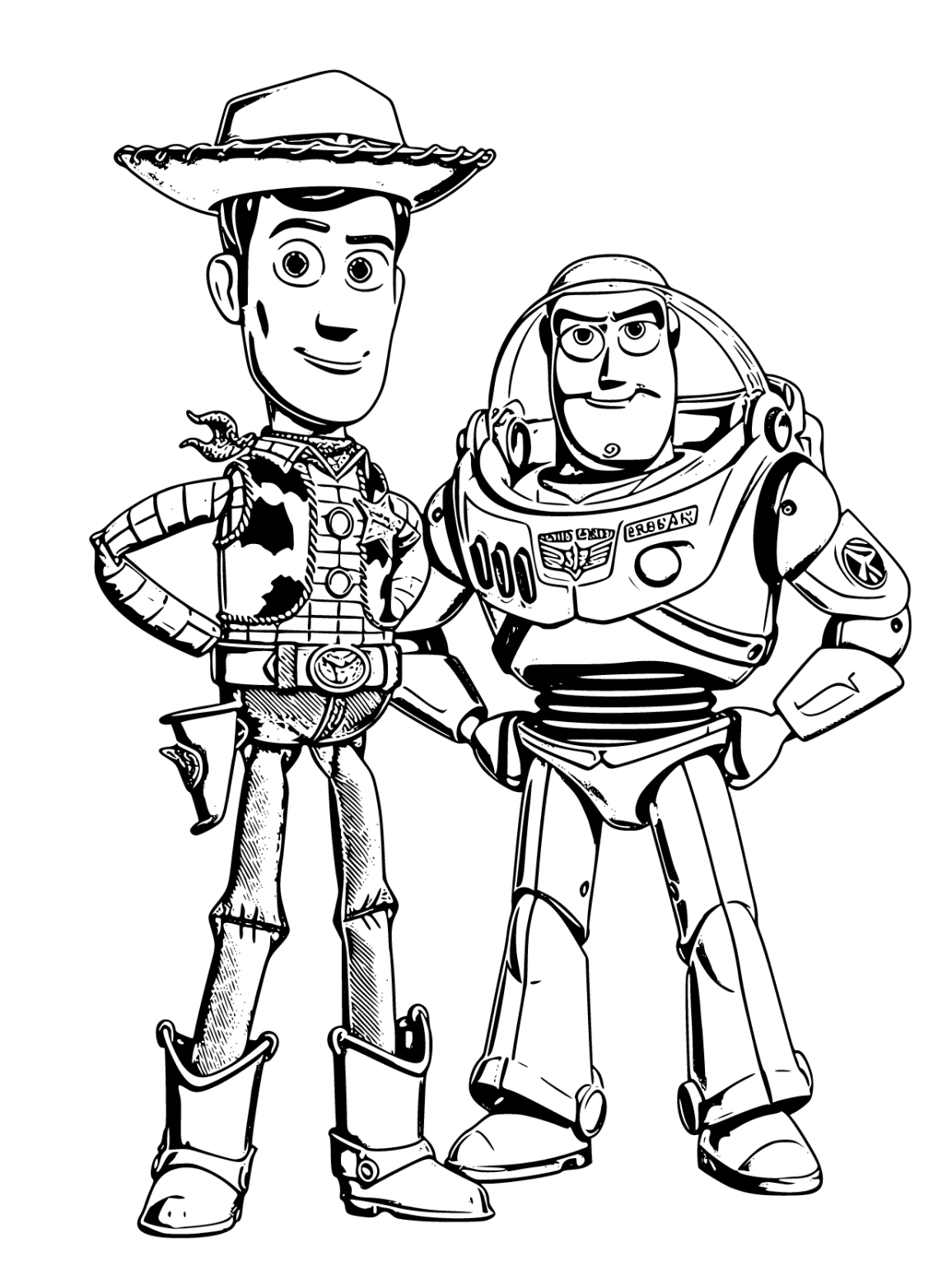 Best Toy Story coloring pages for kids