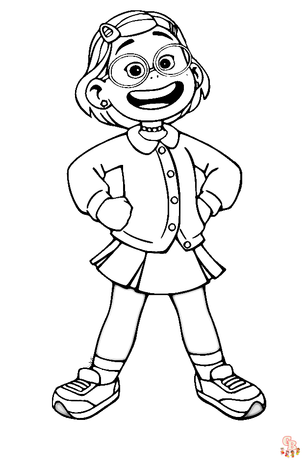 Turning Red coloring pages free 2