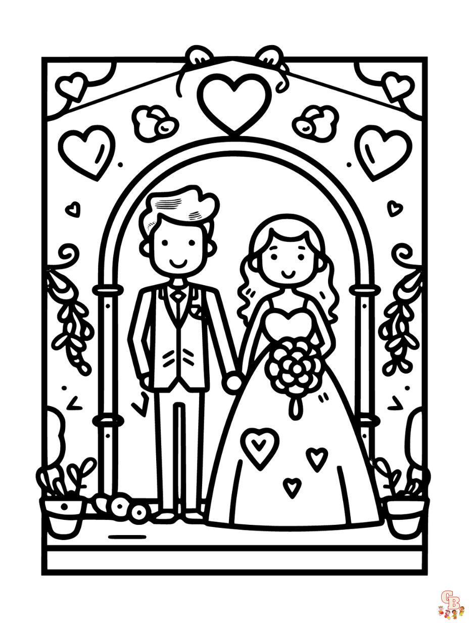 Wedding Coloring Pages