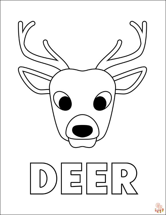 Woodland Animal Coloring Pages 5