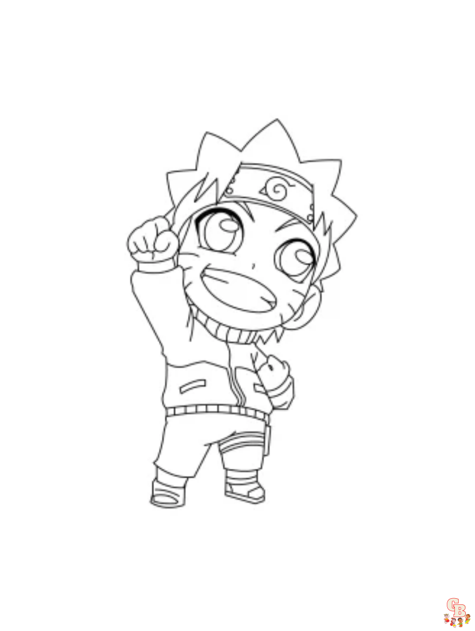 cute naruto coloring pages