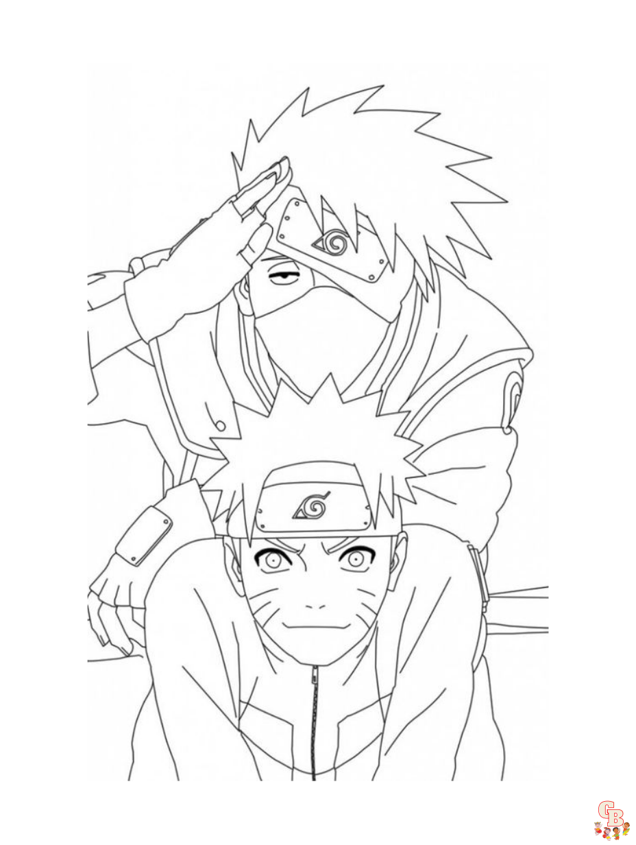 Desenhos para colorir do Minato  Cartoon coloring pages, Coloring pages,  Naruto sketch drawing