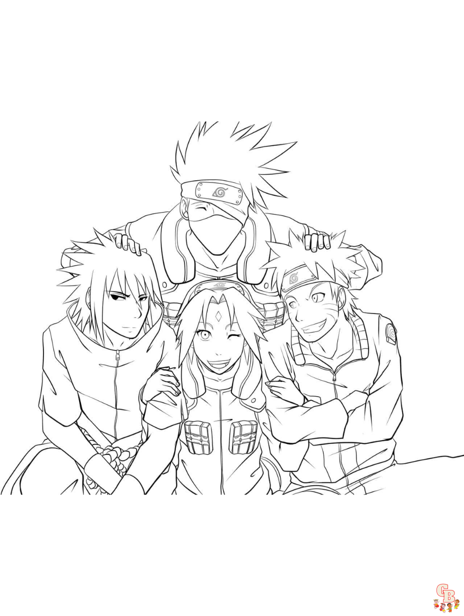 naruto coloring pages for adults