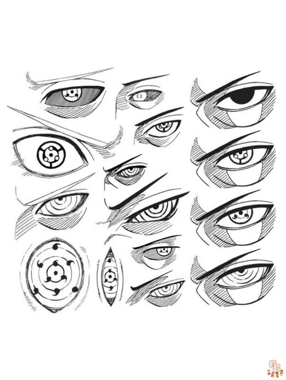 Desenhos para colorir Naruto Boy pisca os olhos - Desenhos para colorir  gratuitos para imprimir