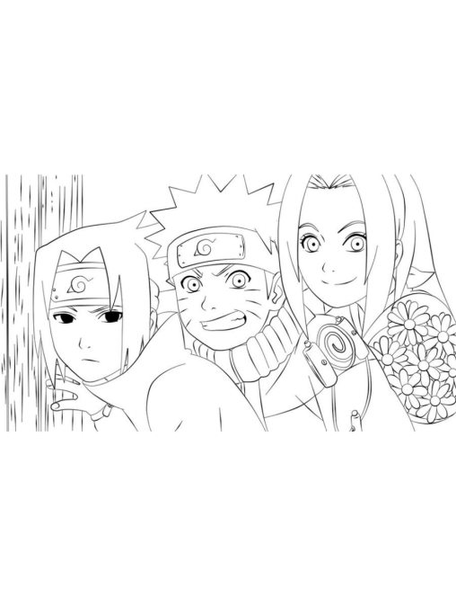 Free Naruto Coloring Pages For Kids And Adults - Gbcoloring