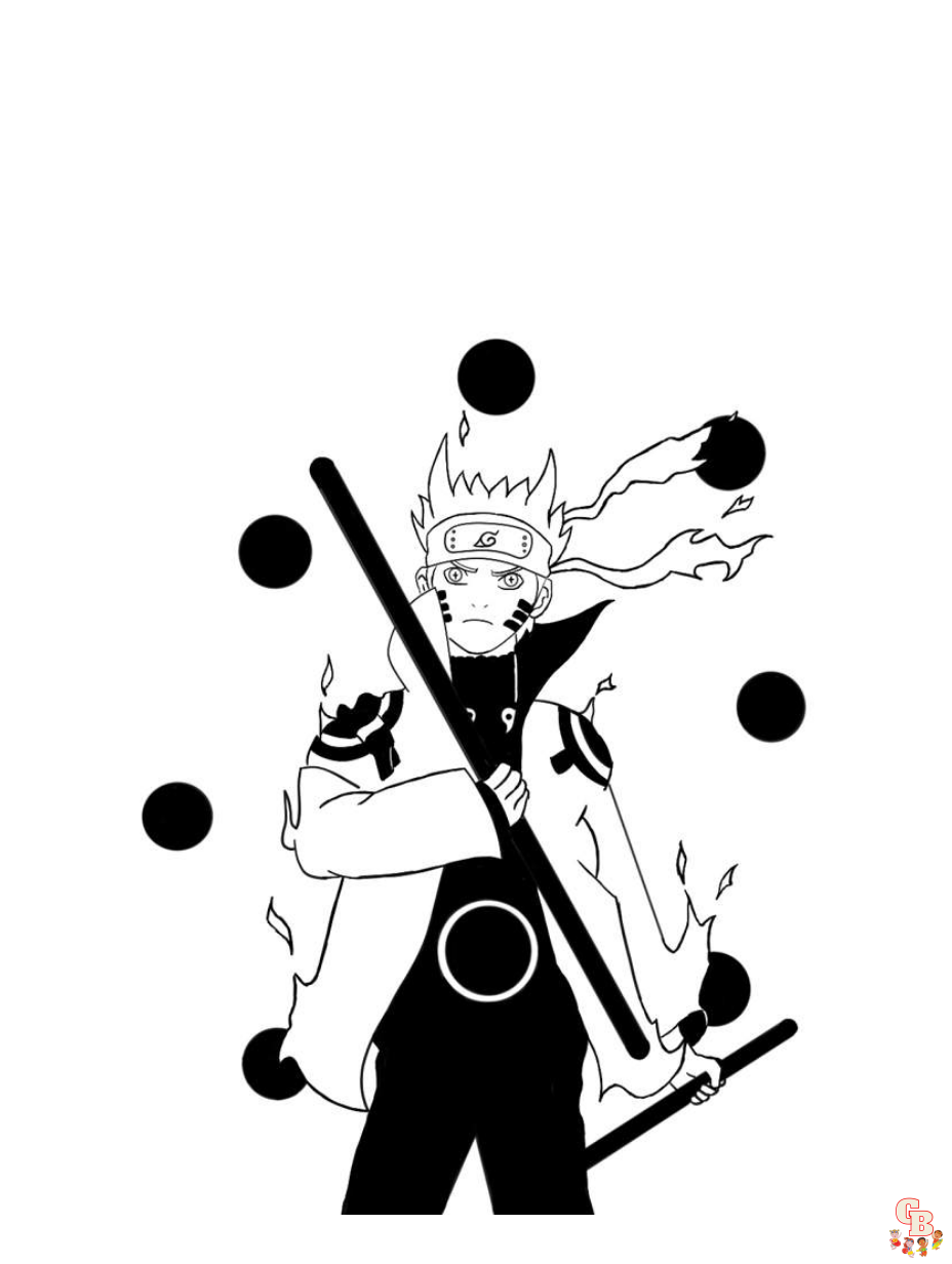 naruto six paths coloring pages 1