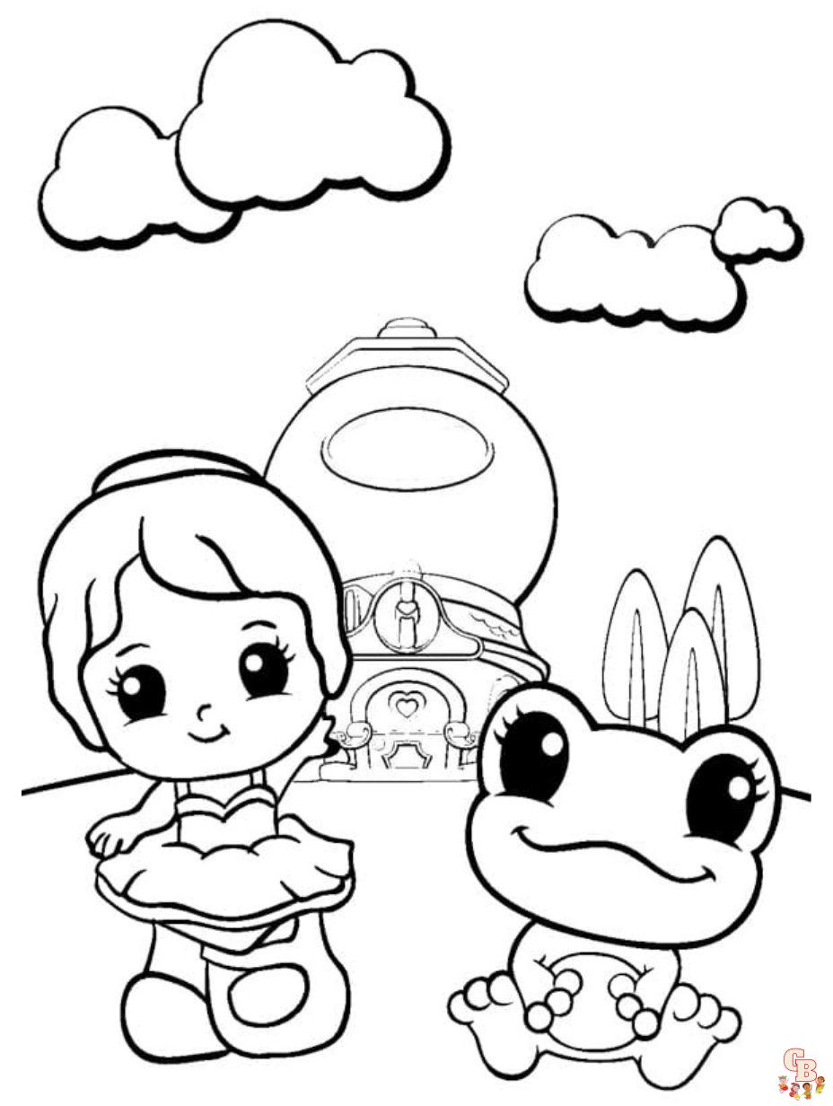 Cute Baby Squinkies Coloring Pages