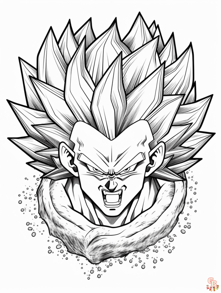 Dragon Ball Z Coloring Pages: Unleash Your Creativity