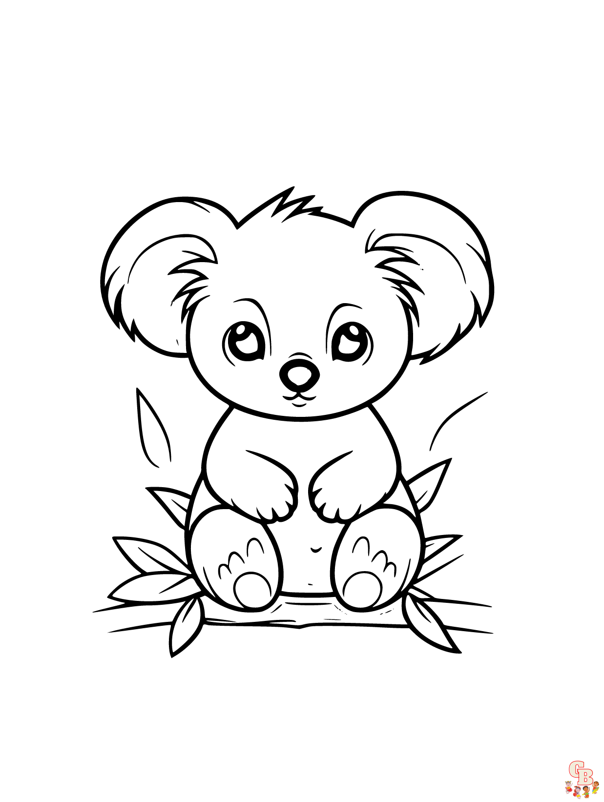 Free Koala coloring pages for kids