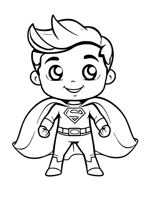 Superhero Coloring Pages: Unleash Your Child's Creativity